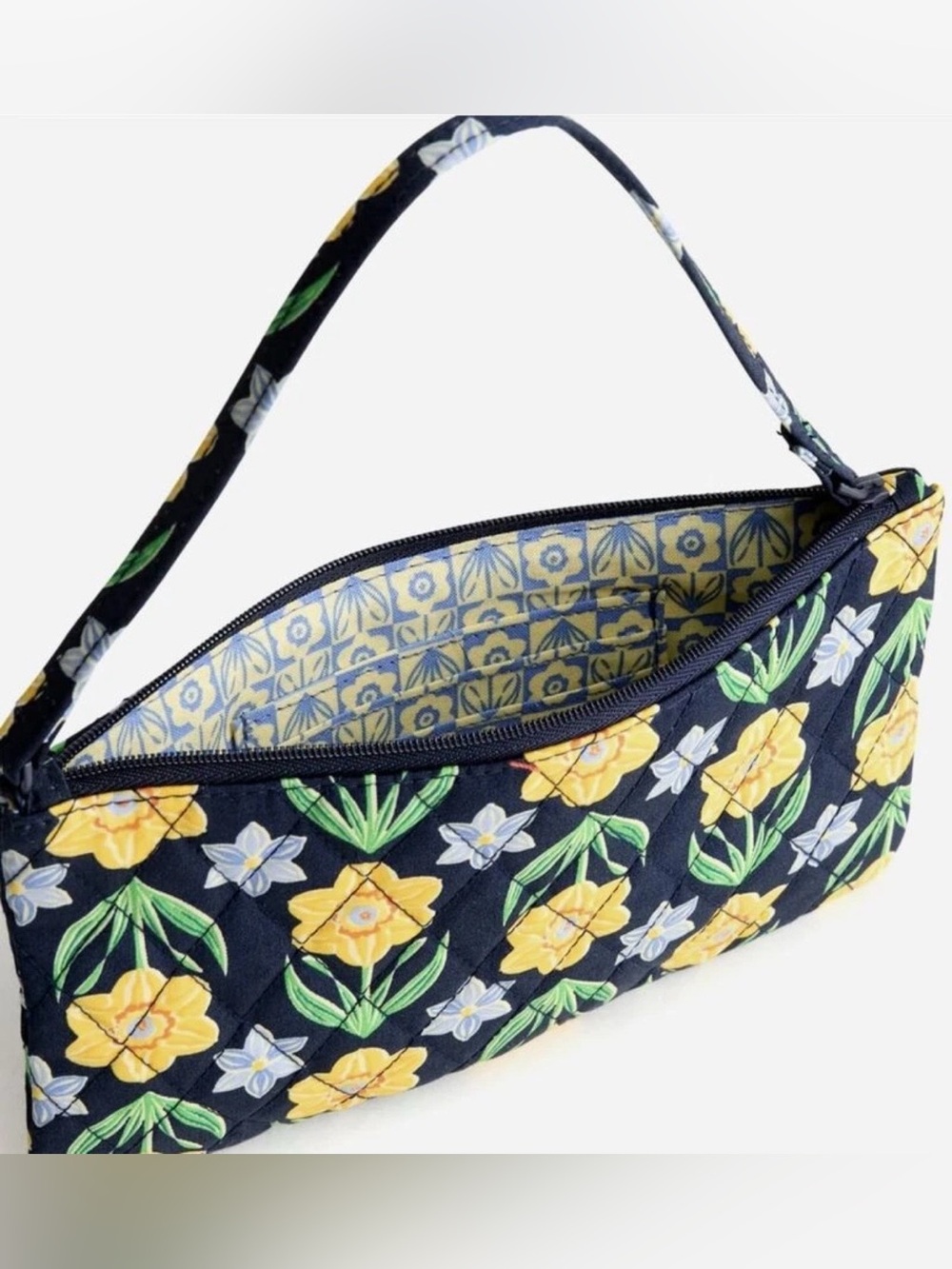 Vera Bradley Zip Wristlet Daffodils NWT